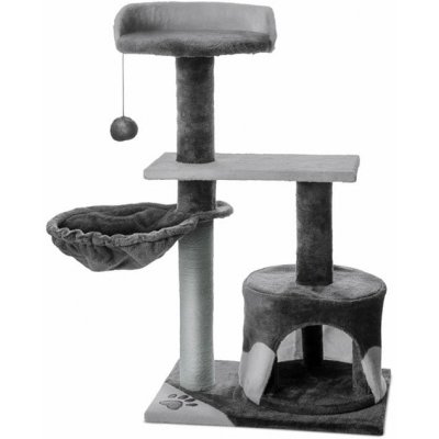 JK Animals Škrabadlo Robin šedé 50 x 35 x 88 cm – Zbozi.Blesk.cz