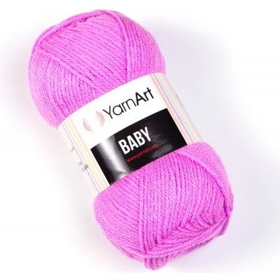 Yarn Art příze Baby 635 růžově fialková