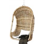 Hitra Ratanová závěsná KLEC kubu grey vč. polstru – Zboží Dáma