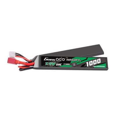 Gens Ace Li-pol baterie 7.4V 1000mah T-Dean Stick – Zboží Dáma