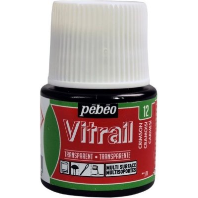 Pébéo Vitrail 45ml 12 karmínová – Zboží Dáma