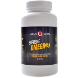 Czech Virus Supreme Omega 3 1000mg + Vitamin E 90 kapslí