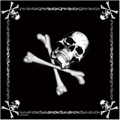 Šátek Rothco Jolly Roger černý – Zboží Mobilmania