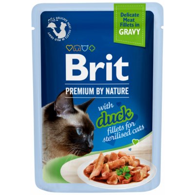 Brit Premium Cat Sterilised Duck 85 g – Zboží Mobilmania