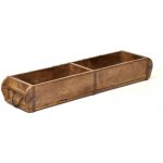 Sanu Babu Truhlík pod květináč z teakového dřeva, původně forma na cihly, 60x15x9cm – Zboží Dáma