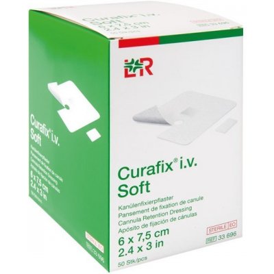 Curafix I.V. Soft, fixace kanyl, 6 x 7,5 cm, 50 ks – Zboží Mobilmania