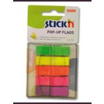 Plastové samolepicí záložky STICK 'N 45 x 12 mm - neonové 5x25 ks – Zboží Dáma