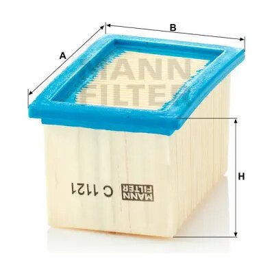 MANN FILTER Vzduchový filtr C 1121 – Hledejceny.cz
