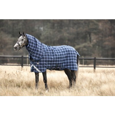 Rhino Deka výběhová Plus Vari Layer® s krkem navy check indigo – Zboží Dáma