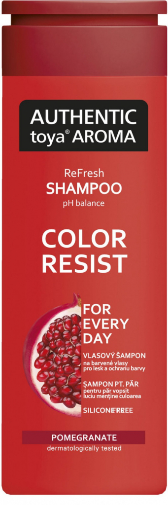 Authentic Toya Aroma Color Resist Granátové jablko šampon 400 ml