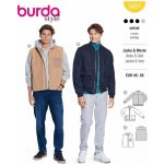 Střih Burda žlutý 5681 - pánská bunda bluzón na zip, vesta – Zboží Dáma