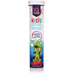IQ Mag Kids Organický hořčík + vitamín B6 šumivé tablety pro děti s malinovou příchutí 20 tablet – Hledejceny.cz