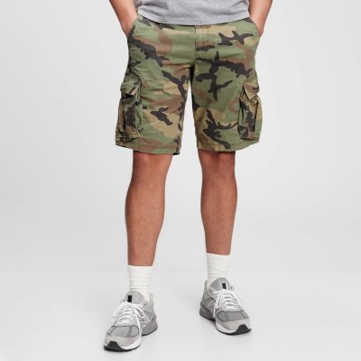 GapFlex kraťasy 11 twill cargo shorts with zelená – Zboží Mobilmania