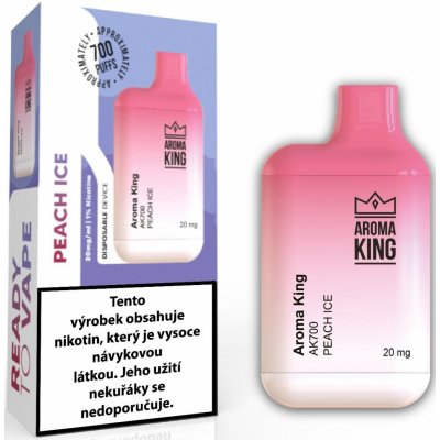 Aroma King AK Mini Peach Ice 20 mg 700 potáhnutí – Zboží Dáma