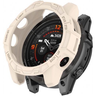 VSECHNONAMOBIL TPU HALF COVER Obal pro Garmin Fenix 7S / Fenix 7S Pro béžový 62231 – Zboží Živě