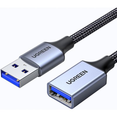 UGreen US115 USB OTG, prodlužovací - USB 3.0 5Gb/s, 5m, šedý – Zboží Mobilmania