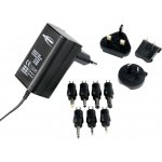 Ansmann 1209-0000 zásuvkový napájecí adaptér, nastavitelný, 3 V/DC, 4.5 V/DC, 5 V/DC, 6 V/DC, 7.5 V/DC, 9 V/DC, 12 V/DC, – Hledejceny.cz