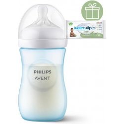 Philips Avent láhev Natural Response modrá 260 ml +WW Soapberry 60ks