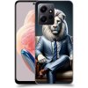 Pouzdro a kryt na mobilní telefon Xiaomi Acover Kryt na mobil Xiaomi Redmi Note 12 4G - Lion boss