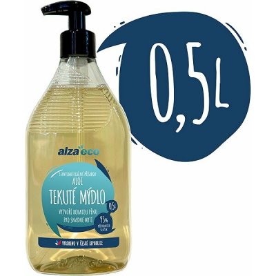 AlzaEco tekuté mýdlo Aloe antibakteriální 500 ml – Zboží Dáma