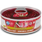 N&D Cat QUINOA Adult Venison & Coconut 80 g – Zboží Mobilmania