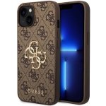 Pouzdro Guess PU 4G Metal Logo iPhone 15 hnědé – Hledejceny.cz