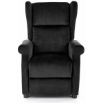 Halmar polohovací Agustin 2 černé – Sleviste.cz