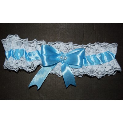 Ptákoviny CB Podvazek pro nevěstu - světle modrý – Zboží Mobilmania