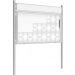 PROCITY Venkovní vitrína model 2000 27x A4, elox, včetně sloupků a záhlaví | Zboží Auto