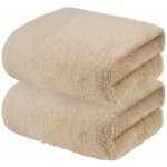 Livarno Home Froté ručník, 50 x 100 cm, 2 kusy (béžová) – Sleviste.cz