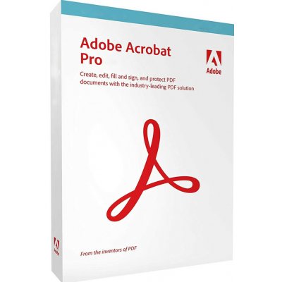 Adobe Acrobat Pro (1 uživatel / 1 rok) (EU) – Zboží Živě