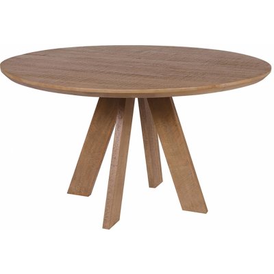 Interior DE Kulatý jídelní stůl ART WOOD 120 cm masiv mango – Zboží Dáma