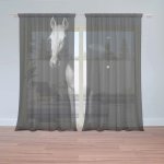 Záclony Kůň ve stínu: 2 ks - 150x250 cm - Sablio – Hledejceny.cz