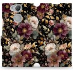 Mobiwear - Sony Xperia XA2 - V169S Zlatavé kvítky – Hledejceny.cz