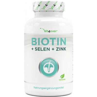 Vit4ever Biotin + selen + zinek 365 tablet – Zboží Mobilmania