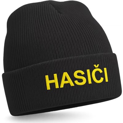 ON-DESIGN Zimní čepice s výšivkou Hasiči černá – Hledejceny.cz