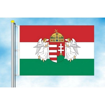 LIBEA, s.r.o. Uherské království vlajka z let 1867-1918 Rozměr: 60×90 cm, Uchycení: Karabiny na stožár – Hledejceny.cz
