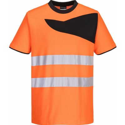 Portwest HI-VIS PW213 Reflexní tričko HV oranžová černá S – Zboží Dáma
