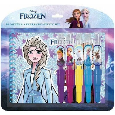 JIRI MODELS Set s foukacími fixy a notesem Frozen (Ledové Království) – Sleviste.cz