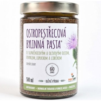 FOXYLIFE Ostropestřecová bylinná pasta 500 ml