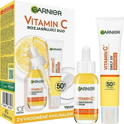 GARNIER Vitamin C Serum + Daily Uv Fluid Duopack 70 ml – Sleviste.cz