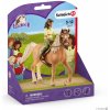 Figurka Schleich 42414 Černovláska Sarah na arabské klisně