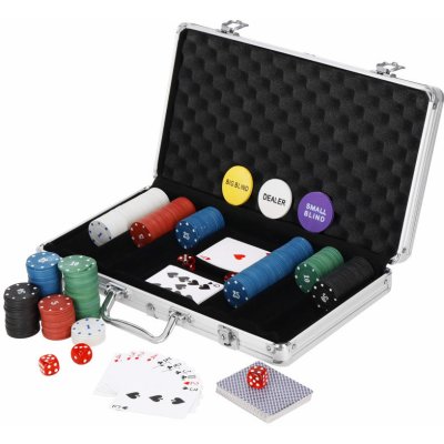 Springos Poker set v alu kufříku 300 žetonů KG0022 – Zbozi.Blesk.cz