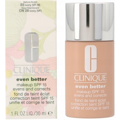 Clinique Even Better Dry Combinationl to Combination Oily make-up SPF15 3 Ivory 30 ml – Zboží Dáma