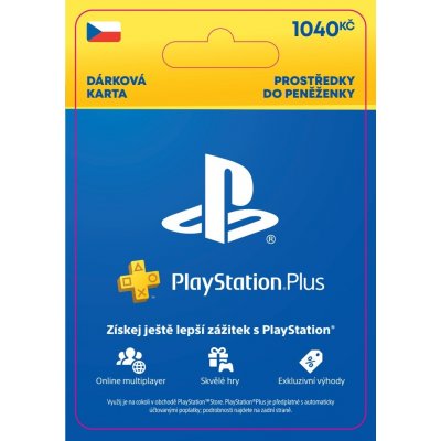 PlayStation Store dárková karta 1040 Kč – Zboží Mobilmania