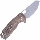 Fox Knives Baby Core Natural Canvas Micarta FX-608MC