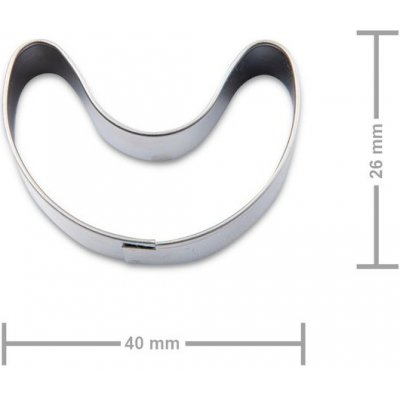 Vykrajovátko rohlíček 40x26mm - 1 ks – Hledejceny.cz