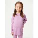 Unuo dětské merino triko s dlouhým rukávem růžová – Zboží Dáma