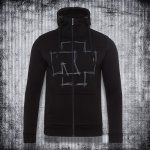 Rammstein mikina Im Namen Des Herren Zip BP Black – Zboží Dáma