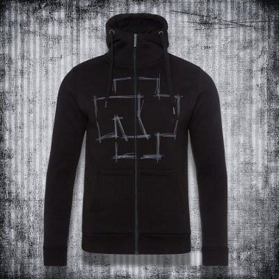 Rammstein mikina Im Namen Des Herren Zip BP Black – Zboží Dáma